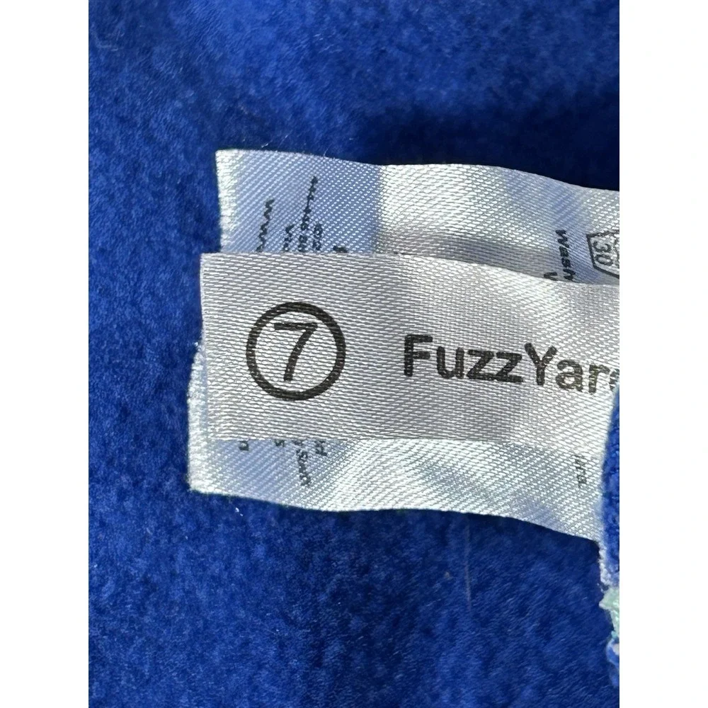FuzzYard Treats Dog Hoodie Sweater Blue Size 7 Patch Large Pet Apparel‎